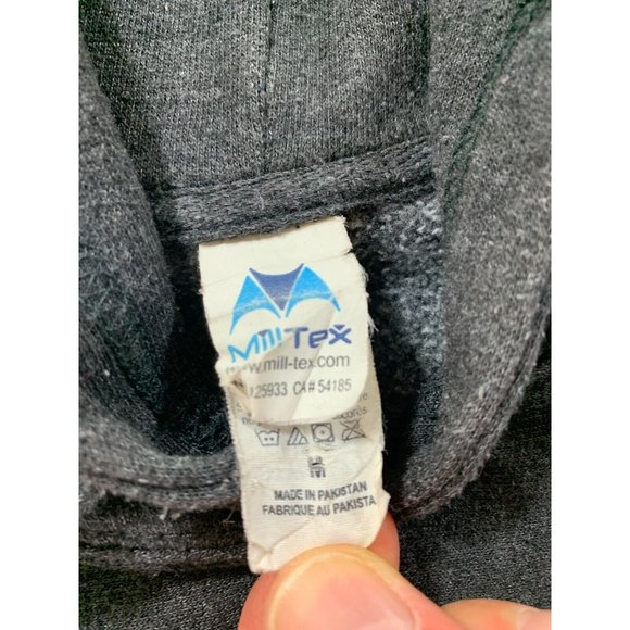 New England Patriots Cotton Blend Football Hoodie Sweatshirt (Men's Medium) Gray - Picture 4 of 12